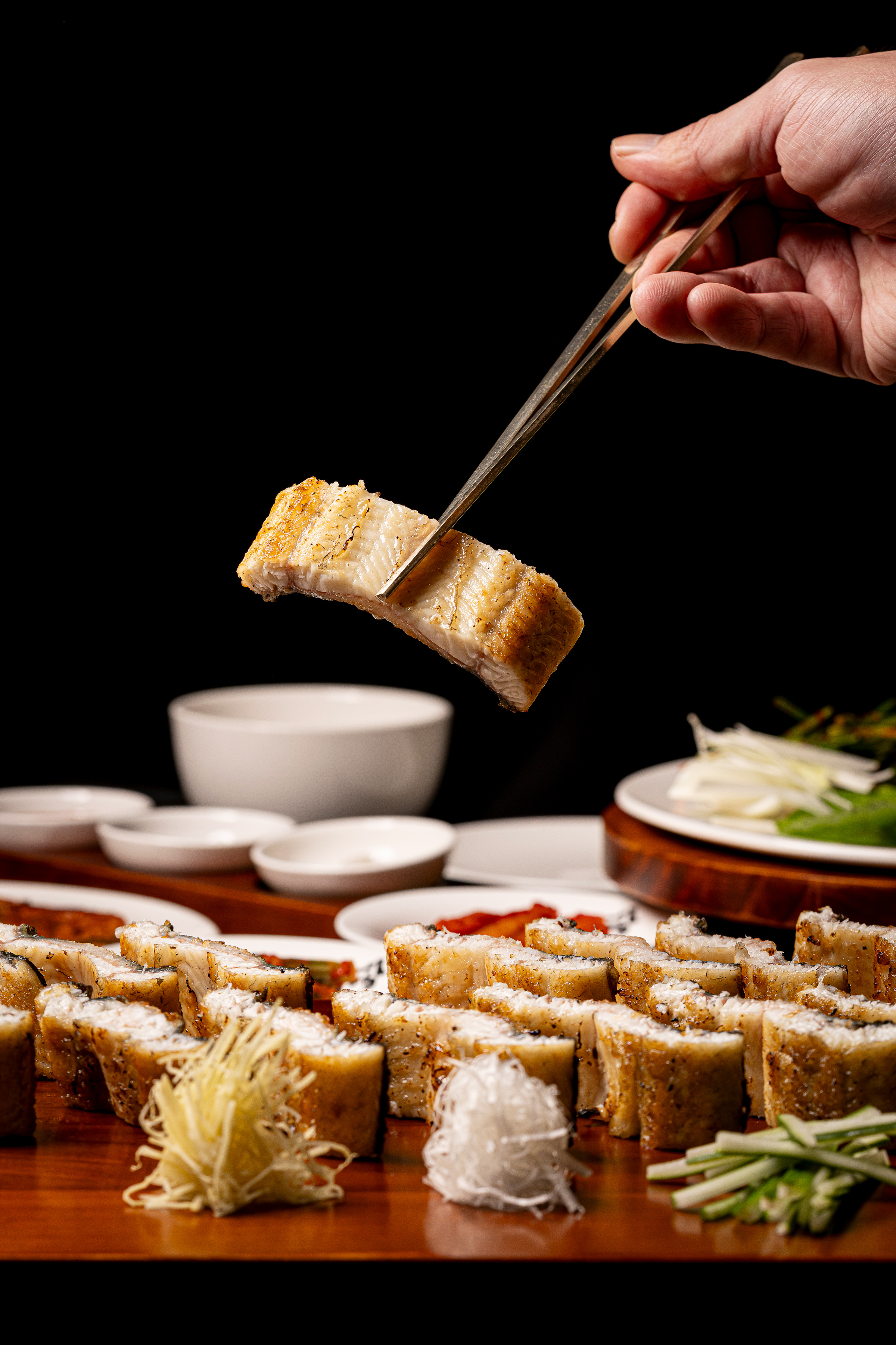 민물장어 구이 세트